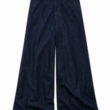 Dark Indigo High-Rise Relaxed Wide Leg Jeans