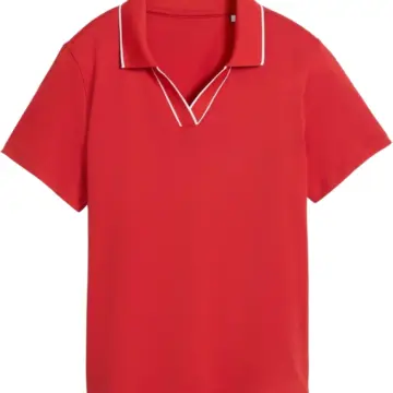 Red Regular Fit Short-Sleeve Polo Shirt