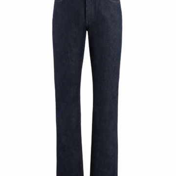 Dark Indigo High-Rise Straight Jeans