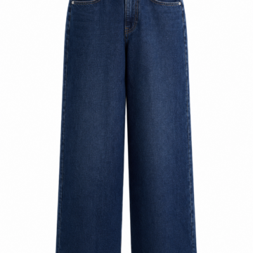 Dark Indigo High-Rise Wide Leg Jeans