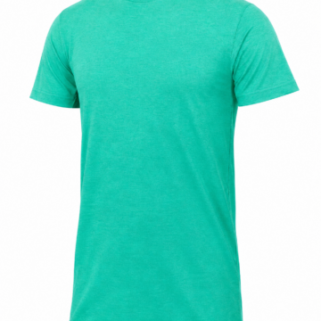 Teal Heather Crew Neck T-Shirt