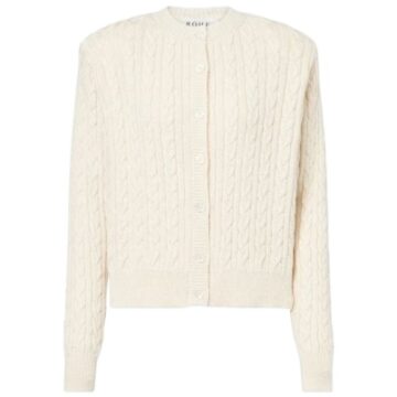 Off-White Cable Knit Cardigan