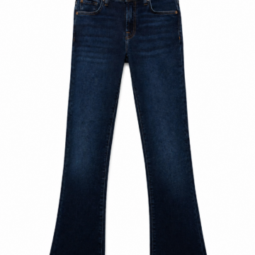 Dark Indigo High-Rise Flare Jeans