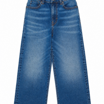 Medium Blue Wide Straight Jeans