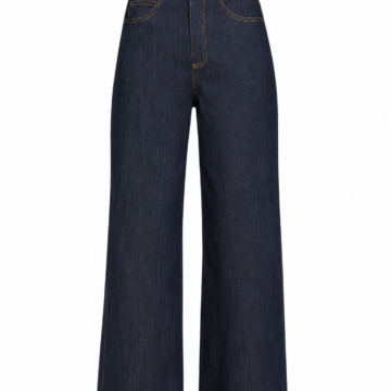 Dark Indigo High-Rise Wide-Leg Jeans